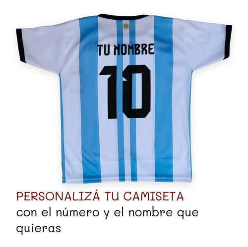 Customized Argentina Color T-Shirt Unisex Generic 2