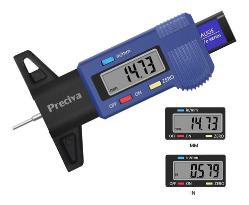 Preciva Tire Tread Depth Gauge 0