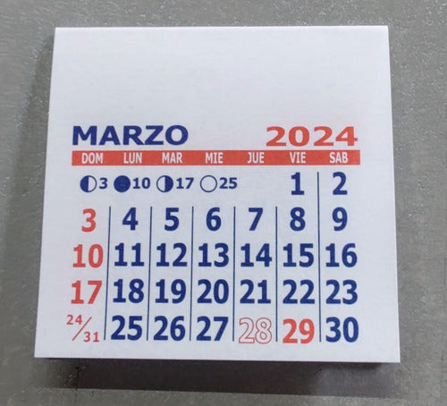 200 Mignon Calendars 5x5 cm 2025 - Devoto 2