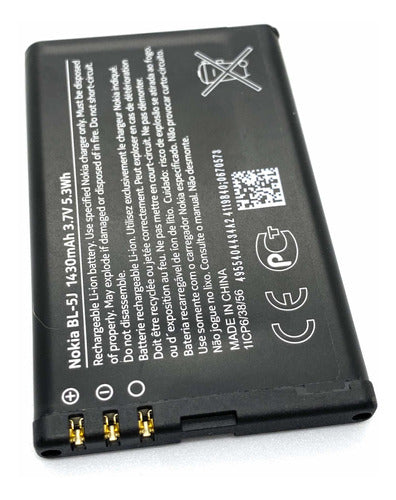 Original Nokia Lumia C3 5800 BL-5J Asha 302 Cell Phone Battery 1