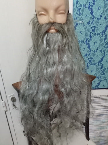 Barba Gris Matizada...no Peluca By La Parti Wigs 5