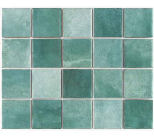 Mosaico De Piscina Noronha Jade Mesh Br 7,5x7,5 0