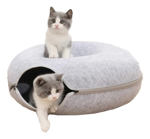 Genérica Donut-Cama Interactiva Para Gatos 0