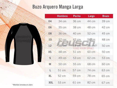 Reusch Adult Goalkeeper Jersey Long Sleeve Match 4