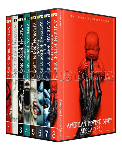 American Horror Story Series Pack 8 Seasons 1 2 3 4 5 6 7 8 0