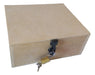 Set of 3 Divided Boxes, Each Compartment 9cm Wide, Includes Padlock 0