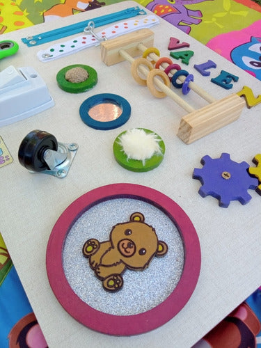Sensory Montessori Activities Board by Pipu 4