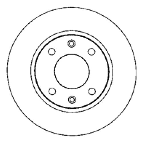 Disco Freno Del (247mm) Breme Peugeot 405 88-97 0