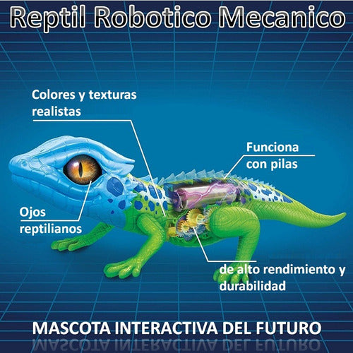 Zuru Reptil Juguete Real Lagarto Robot Camina Nuevo Juego De Niño 1