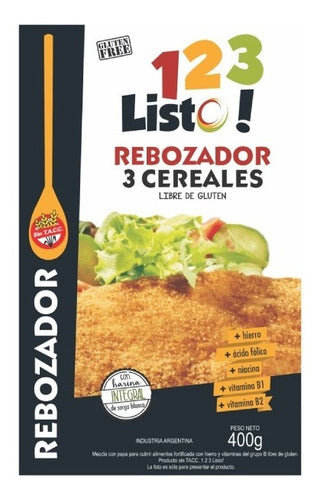 123 Listo Rebozador 3 Cereales Sin T.a.c.c 400g 0