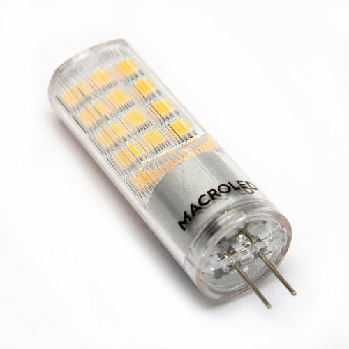 Macroled Pack X 10 Lamparas Led Bipin G4 12V 4W Luz Fria 0