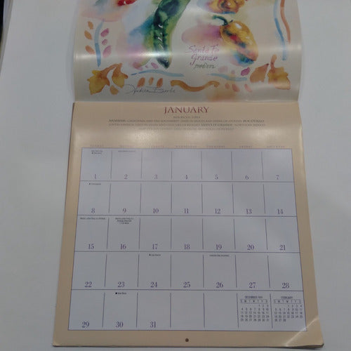 The Chili Pepper 1995 Monthly Calendar 30x30 Hanging 2