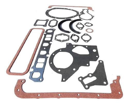 Master Junt Jeep Ika 4cil Continental - Motor Gasket Set Without Cylinder Head Gasket 2