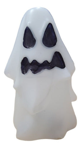 Fantasma Halloween X 3 Unid C/ Luz Plástico -7 X 12 Cm -deco 4