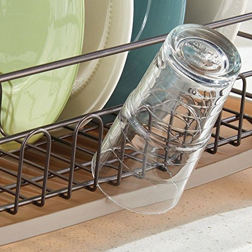 Mdesign Dish Drainer Con Caño Giratorio Para Encimera De Coc 3