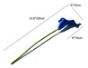20 Blue Artificial Calla Lily Flowers Mandys Latex 35cm 1