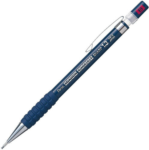 Mechanical Pencil 1.3mm with Silicon Grip / Blue Color 0