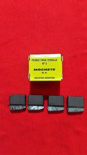 Machete Replacement Comb Set for Terraja Number 3 - 3/4" 1