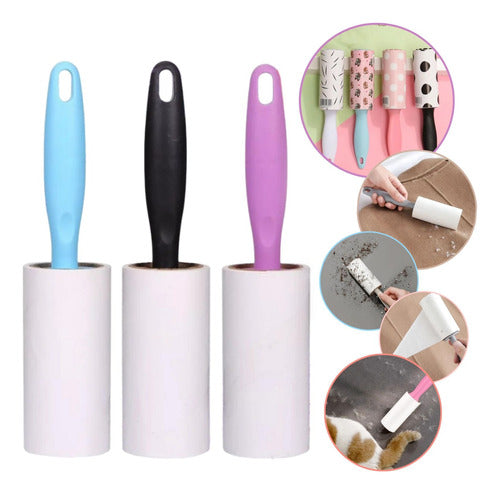 M&Q Regalos Lint Roller - Removes Pet Hair from Clothing - Set of 3 0