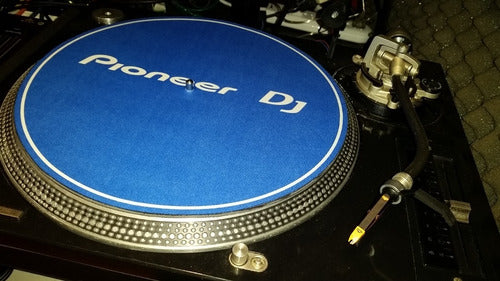 Pionner Dj Azul Slipmat Suave Djproaudio Excelente Calidad 5