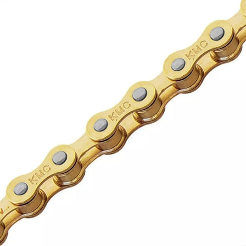 KMC S1 Gold Single Speed Bicycle Chain 1/2 x 1/8 112L 0