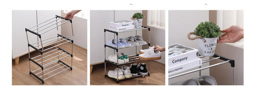 Bigbro Shoe Organizer with Maximum 4 Shelves - Assembled 5