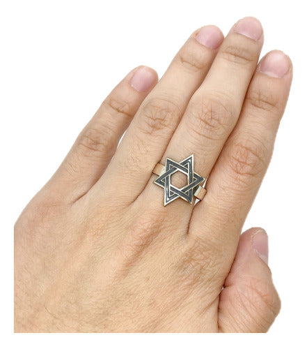 Joyas Ruiz Star of David Ring in 925 Silver 3