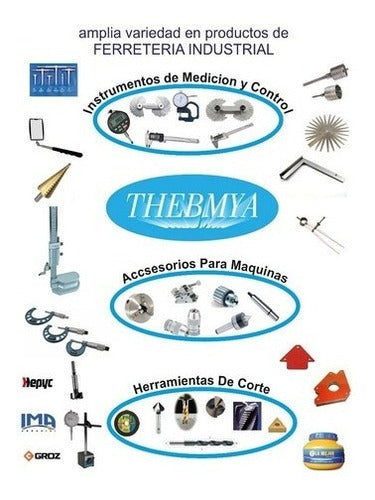 Thebmya Zinc-Plated Squaring Tool with Hat - 200 x 120 mm 3