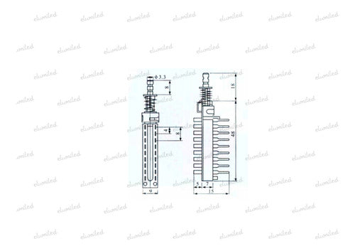 5 Pulsadores Push Switch 18 Contactos Retenido 6 Inv 3