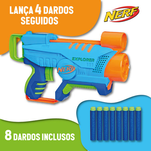 Nerf Elite Junior Explorer Lança Dardos F6367al - Hasbro 1