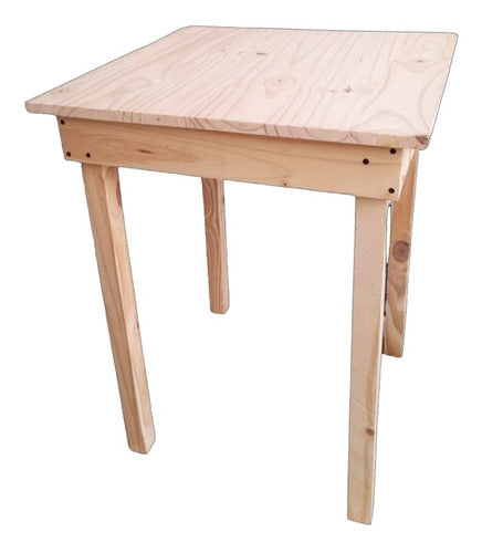 Mueblok Square Bar Table 80x80 Wood - Best Price! 0