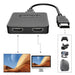 New Care Adaptador Splitter Hdmi 2 En 1 4k 0