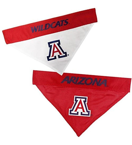 Pets First Arizona Wildcats Reversible Bandana for Dogs 0