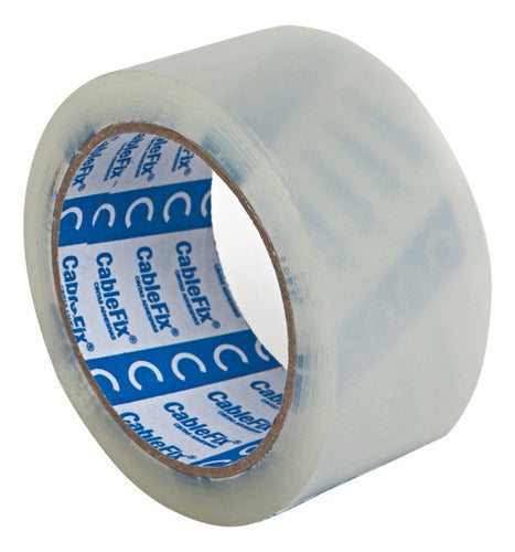 Cablefix Transparent Packing Tape 48x40m Self-Adhesive Pack of 36 5