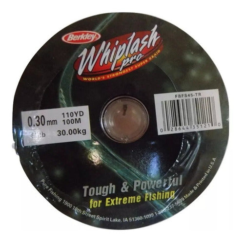 Berkley Multifilament Whiplash Pro 0.40mm 39kg 100mt Fishing Line 2