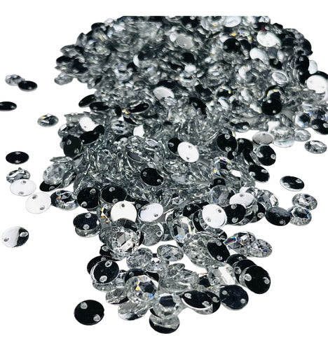 Oferta Piedras Para Coser Color Plata 10mm X 200u 1