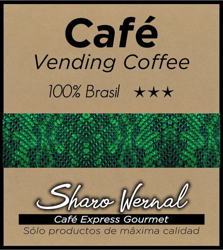 Sharo Wernal Café Grano Brasil Vending Máquina Expreso 250g 3