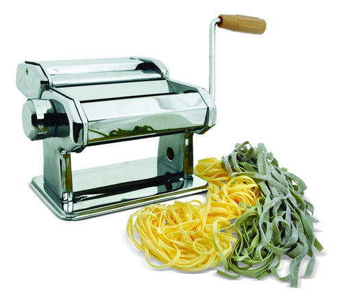 Kitchen Plus Pasta Maker Stainless Steel Fettuccine 5