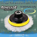 Renegade Products Car Polishing Kit 7.5cm (3 Inches) - Backing Plate + 8 Polishing Pads Set 7