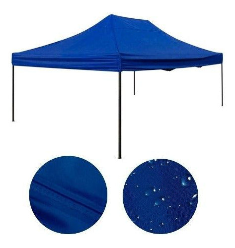 Lumax Gazebo Plegable Toldo Super Reforzado 3x4.5 Filtro UV 1