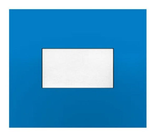 Tapa Mignon Azul Electrico 5x5cm Linea Platinum Jeluz - Stg 0