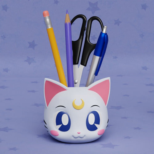 3Dincuy Porta Lápiz De Sailor Moon - Cats Luna Artemis 1