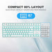 MageGee 80% Compact Mechanical Gaming Keyboard, 87 Keys TKL 1