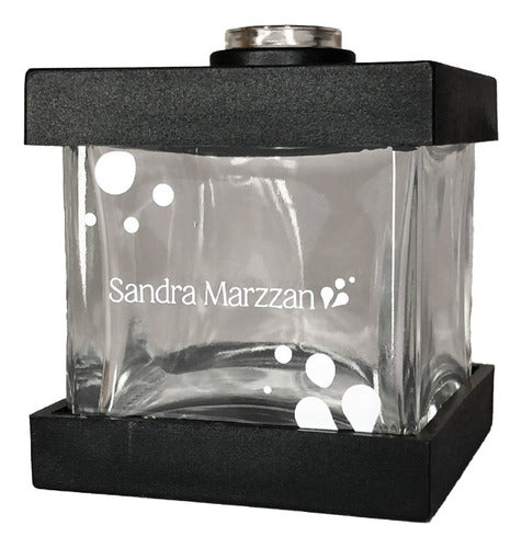 Sandra Marzzan Glass Diffuser Cube for Filling - Decorative 0