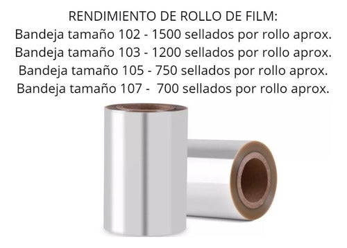 2-Pack Laminated Trays Sealing Film Rolls 1
