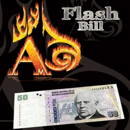 Magic Flash Money Bill Pesos Fire Trick Alberico Magic 2