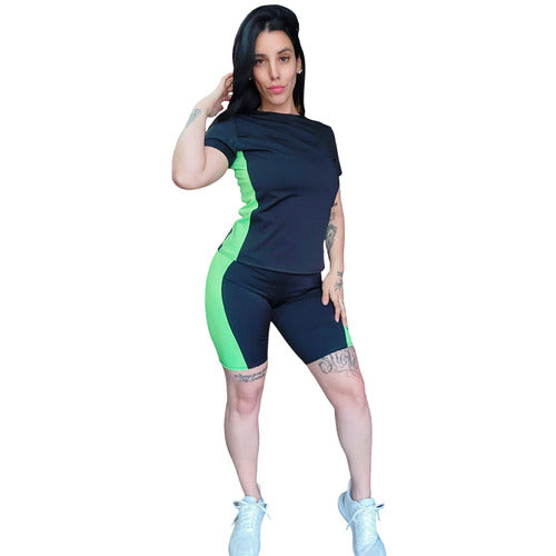 Women's Lycra Tricot Biker Cycling Leggings Fitness Sports Gym 7