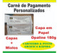 60 Carnês De Pagamento Personalizados - Carnês C/ 12fls Cada 1