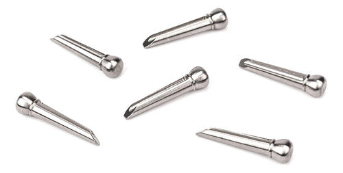 D'Addario Titanium Acoustic Guitar Bridge Pins 0