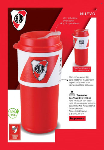 Eco Infusion Cup 490ml River Plate Tupperware® BPA-Free 2